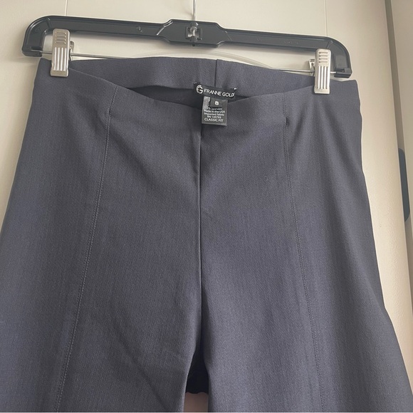 Franne Golde Original Magic Pant in Charcoal Gray Classic Fit Size 8 - Picture 4 of 4